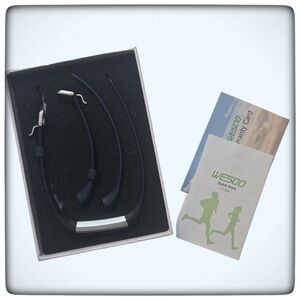 Wesoo K1 Series Fitness Tracker-Black/Blue Bands